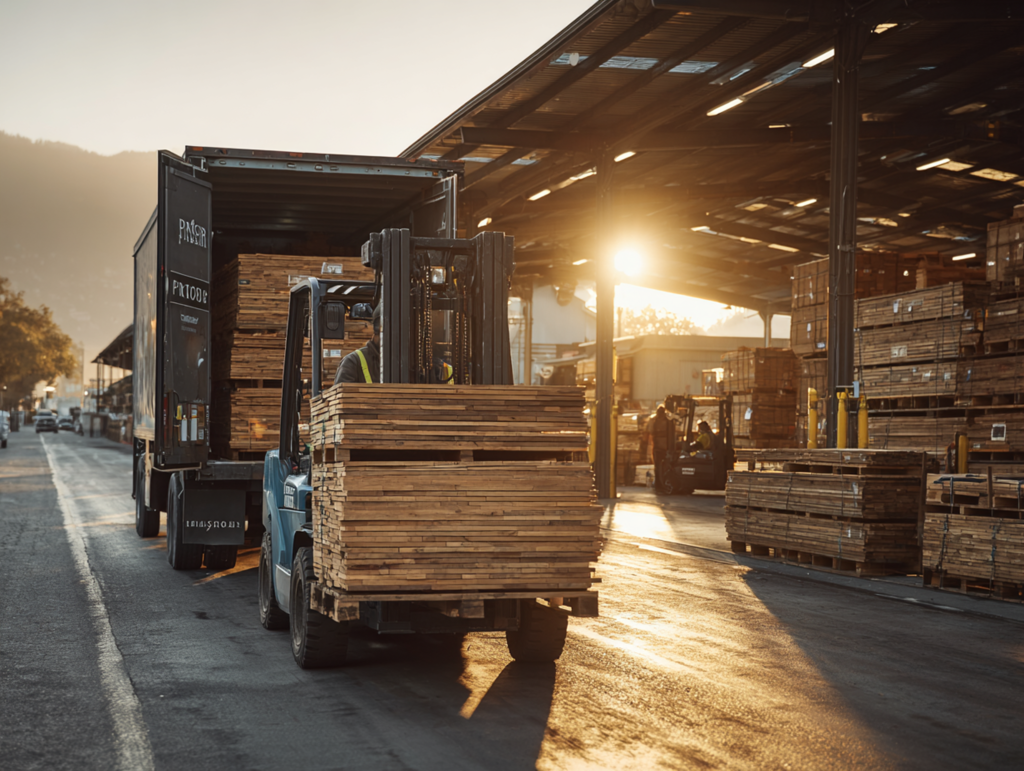 European hardwood planks
